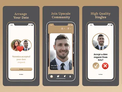 Premium Dating App Store Screenshots app store couples darting dating app design figma iosapp mobile app design mobile ui premium promo screenshots ui uiuxdesign valentines day