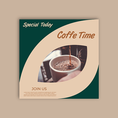 Banner Coffe branding graphic design