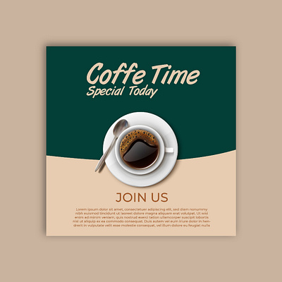 Banner Coffe branding graphic design