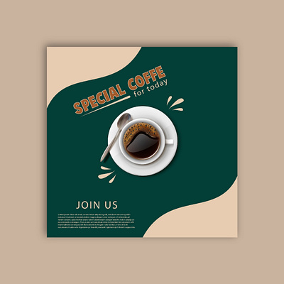 Banner Coffe branding graphic design
