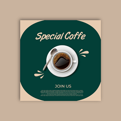 Banner Coffe branding graphic design