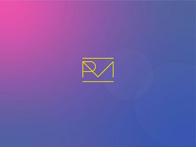 R V M brand identity branding logo