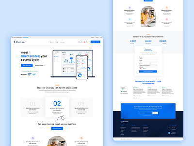 Websitedesign for Social Media Management Web App branding modern trend ui ux