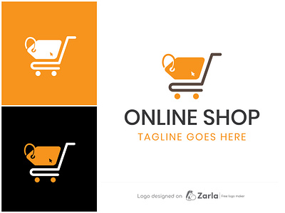 Online Shop Logo branding design ecommerce logo free logo free logo maker logo logo design logo maker online shop online shop logo shopping logo