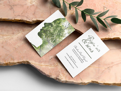 Regén'air & sens - Branding - Business Card branding design freelance graphic design logo visual design