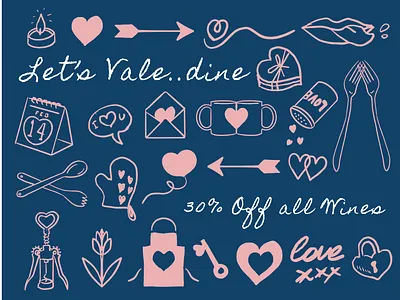Illustrated promo banner graphic design icon illustration
