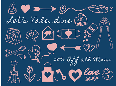 Illustrated promo banner graphic design icon illustration