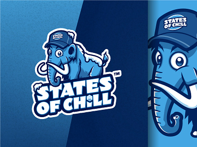 States of Chill (logo) branding cartoon logo character character design character logo e sports elephant esport esport logo esports esports logo logo logo design mammoth mascot mascot logo sport sport logo sports sports logo