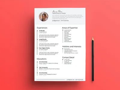 Professional Resume/CV Clean & Minimal Design clean cover cover letter curriculum vitae cv design cv template design doc document graphic design illustration job job cv minimalist portfolio professional cv resume resume design resume template work