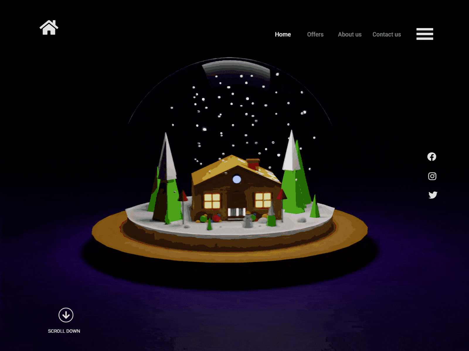 Home Landing page concept 3d art 3d artist 3dart blender3d design illustration logo lowpoly3d nft photoshop uidesign