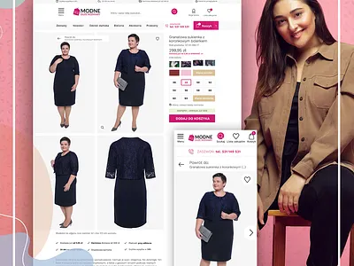 MDR - promotional content desktop fashion minimalistic mobile pink rwd ui ux web design white