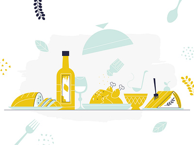Restaurant Menu with Desserts best desserts flat illustration illustration vector