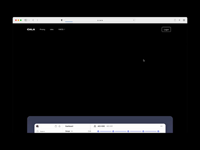 CALA Landing Page 2022 animation branding fashion figma landing page marketing ui ui design ux web web design webflow website