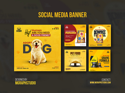 petshop advertisement social media banner design, ads banner advertising banner animals dog food eflyer facebook food post instagram marketing media kits pet petshop poster products banner social media post vet