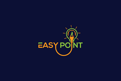 EASY POINT logo Design 3d beauty logo branding design easy point logo design flatlogo graphic design illustration logo logodesiner minalistlogo morde typography