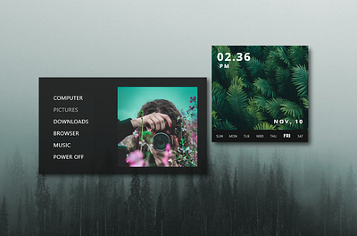 Fortunate - Rainmeter for windows customize design desktop minimal rainmeter ui ui design widget windows