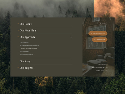 Aspen - Awwwards construction design eden creative homes idaho mountains navigation ui west