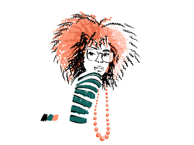 Portrait art branding character colorful composition design face feminist girl illustration hair illustration illustrator lady lines logo portrait portrait illustration ui web woman