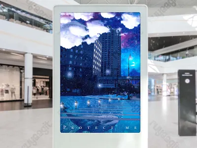 PROTECT ME - The sea under the traffic light albumcoverdesign artwork bookcoverdesign branding design dream dreamyverse emotional fantasy art graphic design illusionfantasy illustration imagination inspiration photoshop poster protectme ruya under the sea whale