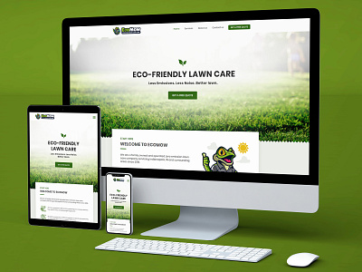 EcoMow (website) eco eco friendly eco website graphic design html lawn lawn mowing web web design web designer webdesign webdesigner website website builder website design websitebuilder wordpress wordpress design wordpress site wordpress theme