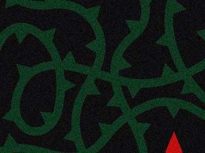 Thorns art blood colors drop graphic design green illustration plant red rose texture thorn thorns vector
