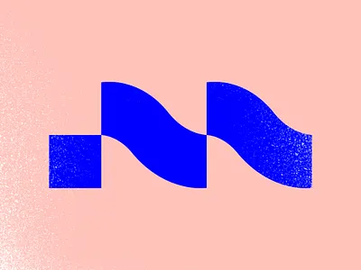 EMMECOMEMARE art blue branding colors curve design emme graphic illustration letter lettering logo m sea study vector wave