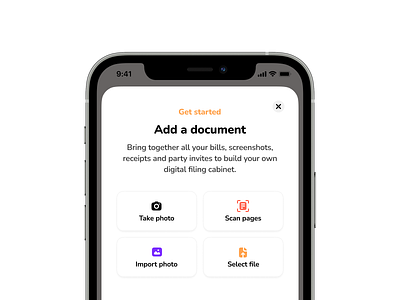 Get started app card design icon icons ios minimal mobile ui ux