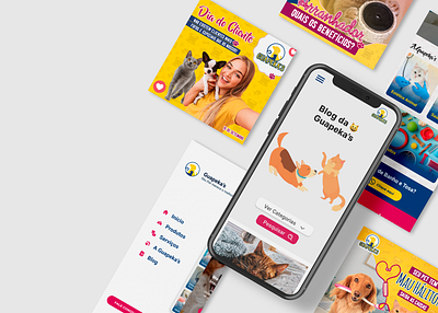 Mobile UI Design - Petshop behance cat dailyui design dog dribbblers figma gfxmob graphic design graphicdesignui illustration pet pets petshop store ui userexperience web web design website