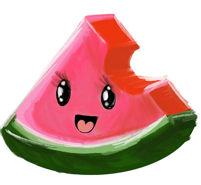 Watermelon Summer design icon illustration