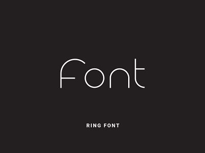 Ring Font design font font design fonts fontself illustration lettering logo ochakov ovtype ring ring font type typeface typography
