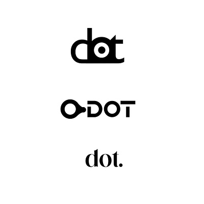 DOT Logo Concept brand identity branding clothing logo concept d logo dot logo logo logo concept logo idea