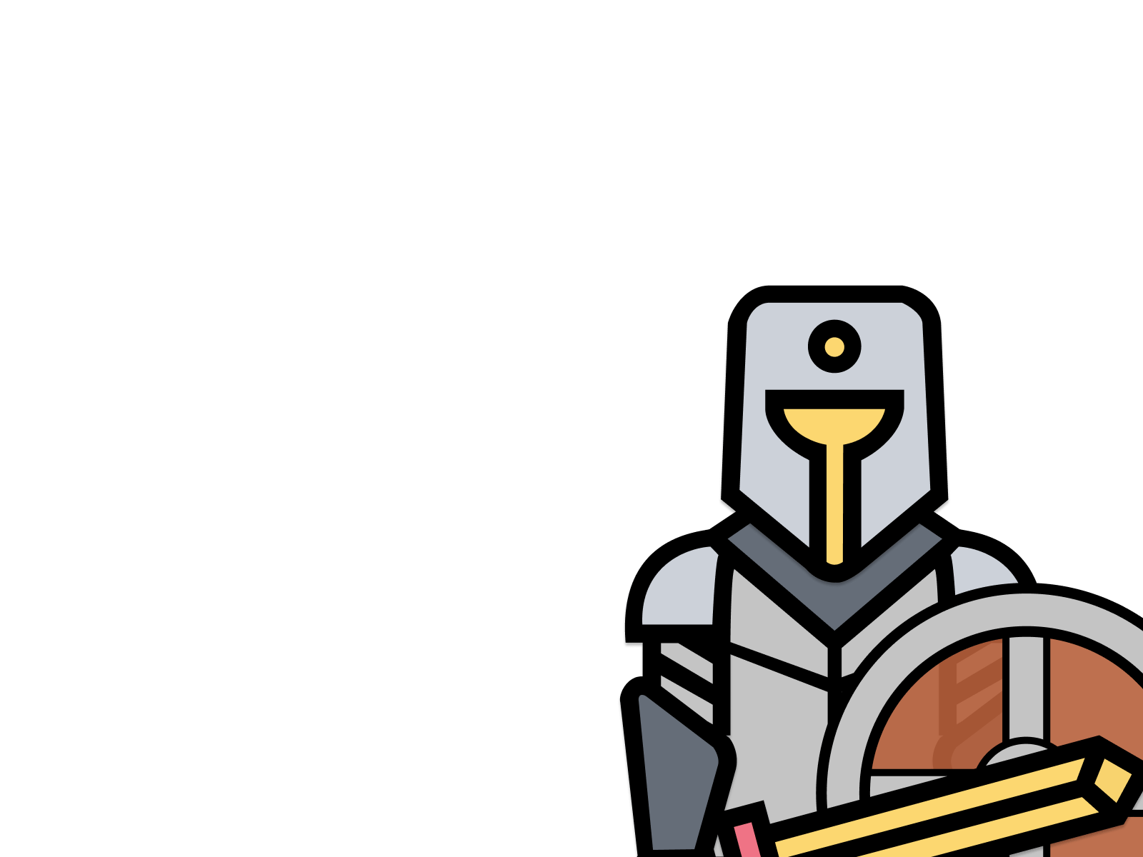 Knight gif design vector