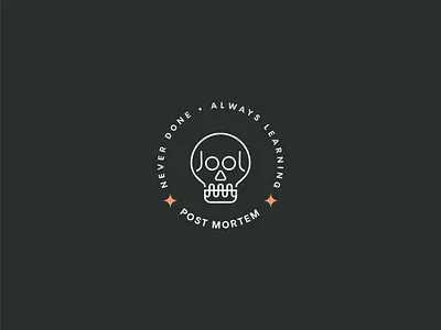 Koch Comm Badge - post mortem badge icon skull