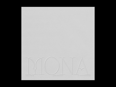 Mona™ design graphicdesign print swiss design type typography