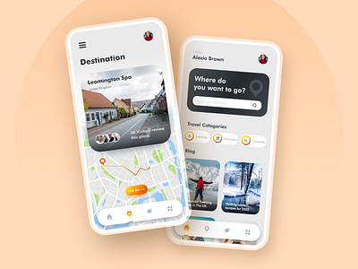 Travel Mobile App branding design dribbble graphic design instagram interaction design logo mobile app resourcifi travelling ui ux