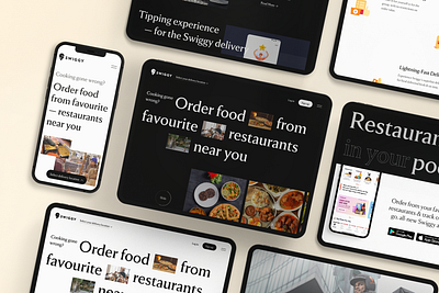 Swiggy Design UI Kit | Modern Typography Grid & Layout | Figma branding delivery design figma food free ui kit grid layout minimal pizza restaurant swiggy swiggy design type typography ui ui design ux web website