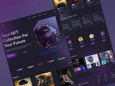 NFT Marketplace Website Design nft nft games website nft header nft landing page nft landing page explorations nft marketplace nft marketplace header nft marketplace website nft marketplace website design nft platform nft web app nfts marketplace platform nfts community nfts marketplace ui ux web site