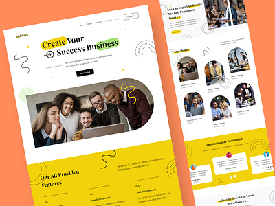 Digital Marketing Agency - Landing Page 2022 3d agency business company content digital graphic design hero homepage landingpage marketing promotion service startup studio trending ux web website