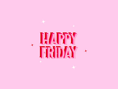 Paper Effect "Happy Friday" 3d animation app branding design graphic design icon illustration logo motion graphics typography ui ux vector