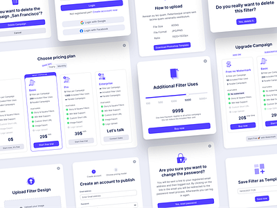 🪟 Modals for LIVEDAB #2 clean ui component library design system modals overlay plan pricing ui ux