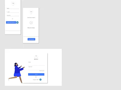 Registration page design