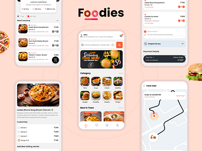 Food Delivery App 🍔 app appdesign design mobile app mobile ui ui ux