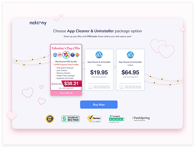 Valentine's Day Offer apple application clean design illustration like it love mac macbook offer product design sale ui uiux valentines day web design