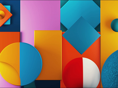 Primitives 3d animation kinetic motion graphics