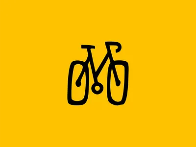 Bike Logo for Sale bicycle bike branding cyclist design grunge handlebar icon illustration logo mark modern original pedal premium ride sports urban vector wheel