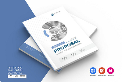 Business Proposal 20 Pages a4 annual annual report brochure business business proposal company company profile corporate cover minimal modern powepoint presentation profile proposal proposal template report us word