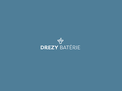 Logo design / DREZY BATÉRIE bath bathroom blue brand branding clear corporate identity design erdwen graphic design icon design illustration logo logo design logotype modern sink vector visual identity water