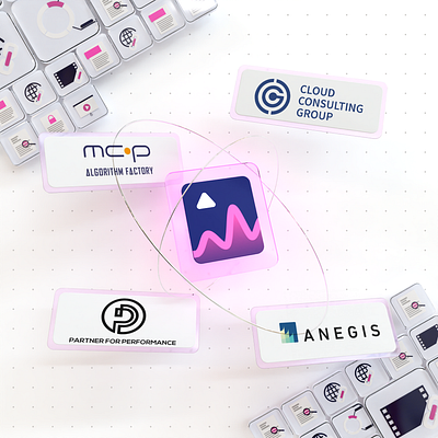 Clients banner 3d blender branding graphic design illustration logo