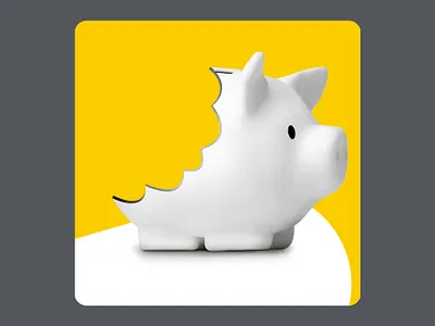 Tally beating inflation social post advertising bite creative design digital digital bank fun gold inflation money piggy bank pounds savings savings bank social social post tally yellow