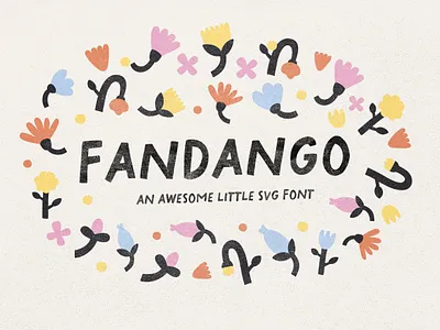 Fandango SVG and Regular Fonts all caps birthday casual childish childrens cute cutout font fun greeting card handwritten happy kids lettering playful recipe silly svg font typography valentines